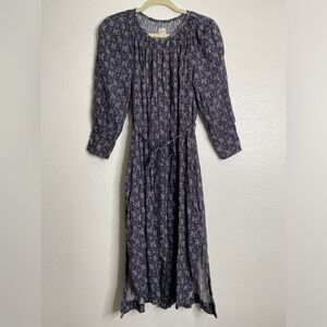 Rebecca Taylor La Vie Floral Midi Dress Size‎ M